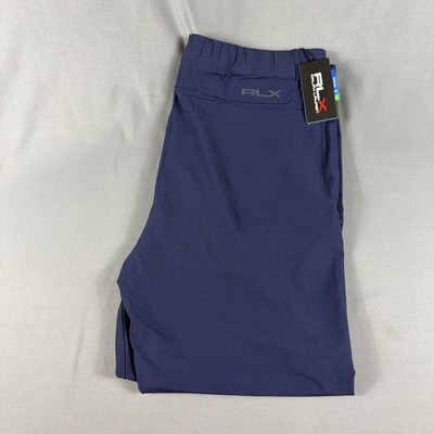 RLX Ralph Lauren Golf Pants Stretch Waistband 36 x 30 Navy Nylon