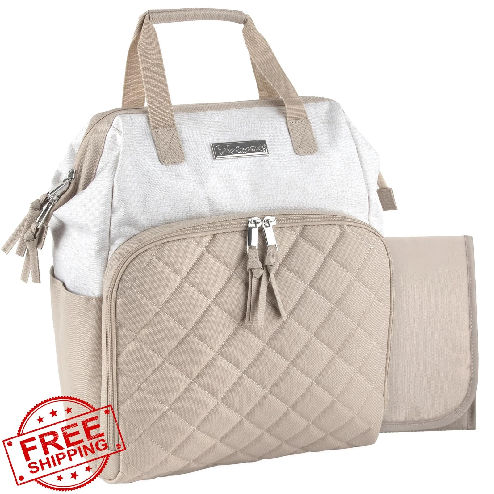 Baby Essentials Diaper Backpack Cream