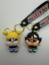 The Powerpuff Girls Bubbles  Buttercup Multicolor Plastic Keychains