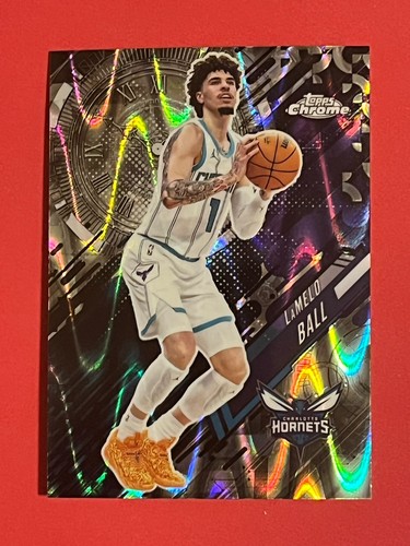 2025 Topps Chrome LaMelo Ball Refractors RayWave (RAW)