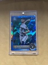 2022 Bowman Chrome Draft Sapphire Jacob Misiorowski Brewers BDC-132  READ!!