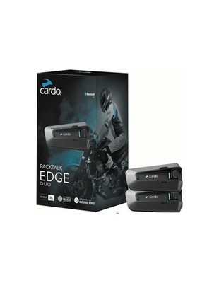 Cardo PackTalk EDGE Duo Doppel Motorrad Gegensprechanlage