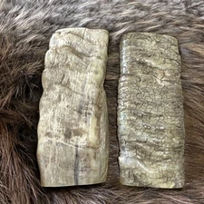 MERINO RAM HORN KNIFE HANDLE MATERIAL BLANK SCALES 5” x 2 1/8” x 3/8” (M601B)