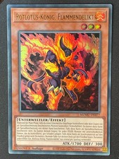 Rotlotus-König, Flammendelikt MZMU-DE077 Ultra Rare Deutsch NM Yugioh