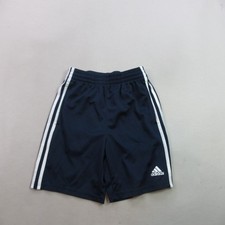 Adidas Shorts Boys Medium 10/12 Outdoor Workout Lightweight Activewear Blue