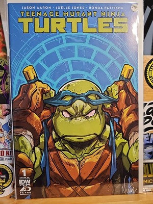 TMNT#1 EDDIE NUNEZ LEONARDO TRADE VARIANT IDW NM SDCC