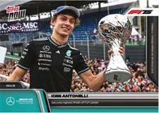 2025 Topps Now Formula 1 F1 Highest Finish #76 Kimi Antonelli ROOKIE PRESALE