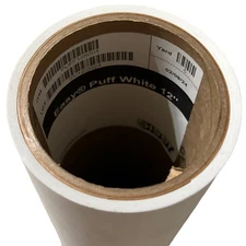 Siser EasyPuff Heat 5 Yards X 12” Transfer Vinyl - Roll / Sheets - White