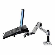 Ergotron LX Desk Mount LCD monitor arm aluminum/white 45-241-026 / 45-490-216