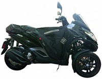 Tucano Urbano Termoscud Coprigambe R207X FüR Piaggio MP3 HPE 300 Schwarz