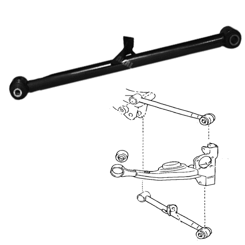 Bras Arrière Pour Toyota RAV4 MK2 (2000-2005) - Kit 6 Pièces, Entretoises, Neuf AJS Parts