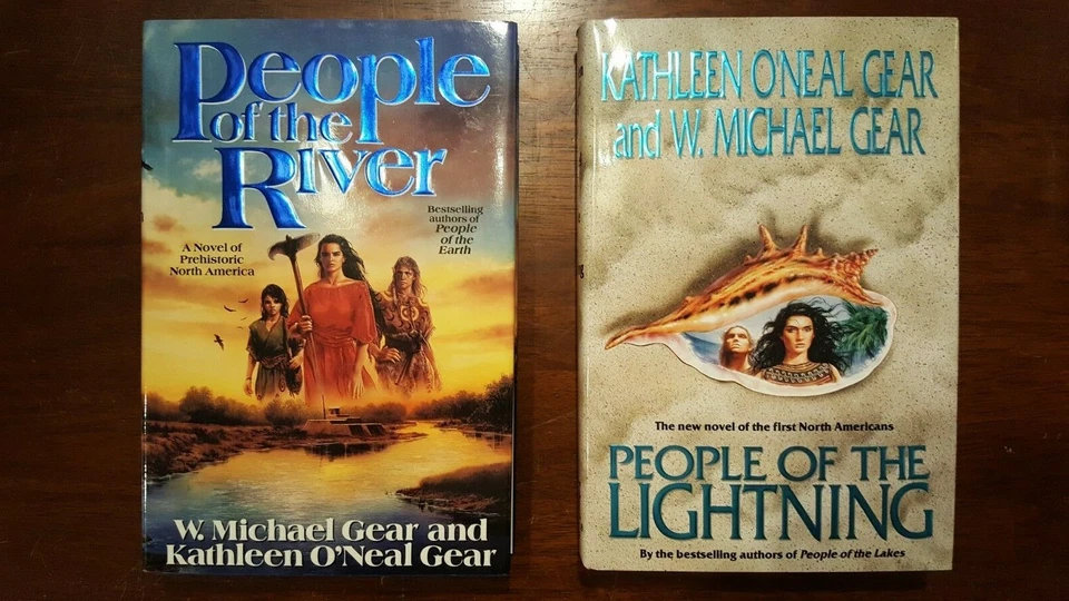 Lot of 6 by W. Michael Gear and Kathleen O'neal Gear 1st/1st HC books 1 signed! - Image 4 of 4