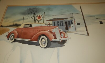 Watercolor of the Texaco Service Station 2003年（アルネ