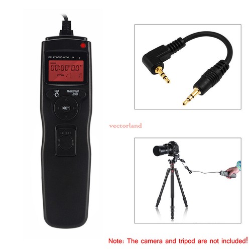 Time lapse intervalometer remote timer shutter for Canon 650D 600D DSLR Camera - Picture 5 of 6