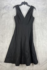 Reformation Mikayla Knit Dress Size Small Black V-Neck Sleeveless Dress