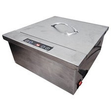 Calentador profesional grande Waxness WX-PRO16 acero inoxidable tiene capacidad para cera de 16 lb