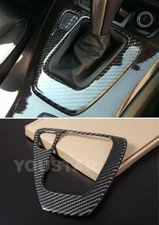 Stick-on 3D Genuine Carbon Auto Shifter Surround for BMW 3 Series 05-11 E90 E91