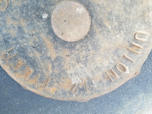Tyler Union 12" end cap C153 Hex Flange Cover 350 DI 8 Bolt Ductile iron pipe - Picture 3 of 8