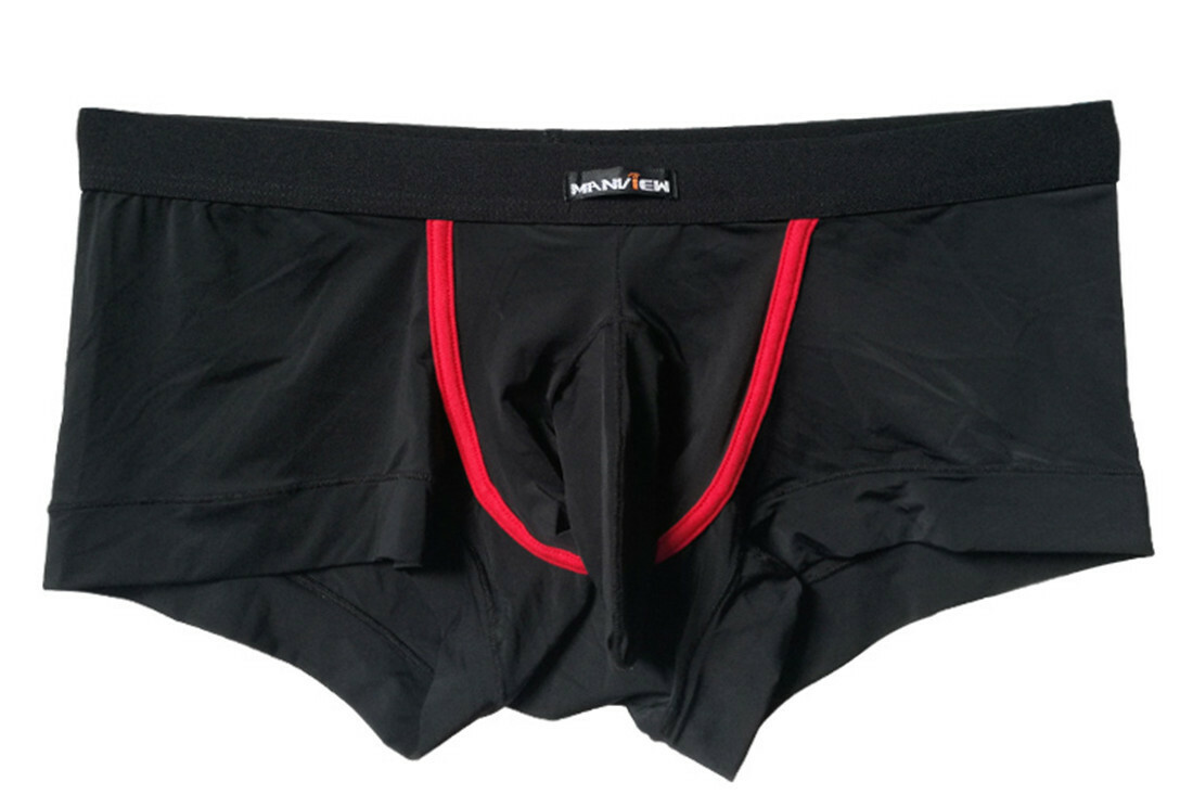 Men Underwear Penis/Cock Sleeve with Pouch Sexy Boxer Briefs M/L/XL/XXL
