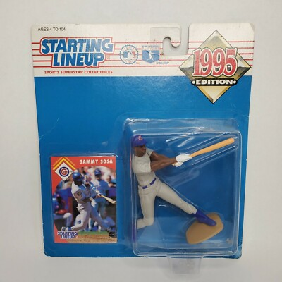 #ad Starting Lineup 1995 Sammy Sosa Collectible MLB Baseball Chicago Cubs Vintage 95 $14.98