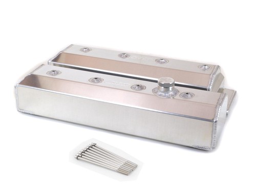 Canton 65-208 Valve Covers For Small Block Chevy LT1 Corvette 92-96 Fabbed Alum - Picture 5 of 7