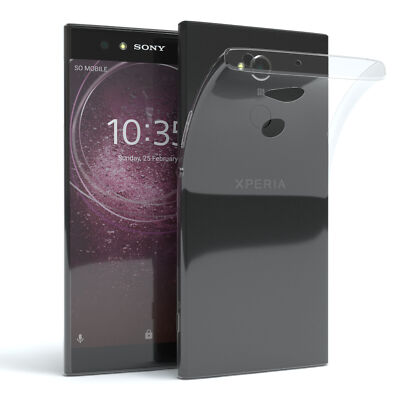 Für Sony Xperia XA2 Ultra Hülle Case Silikon Back Cover Handy Schutz Transparent