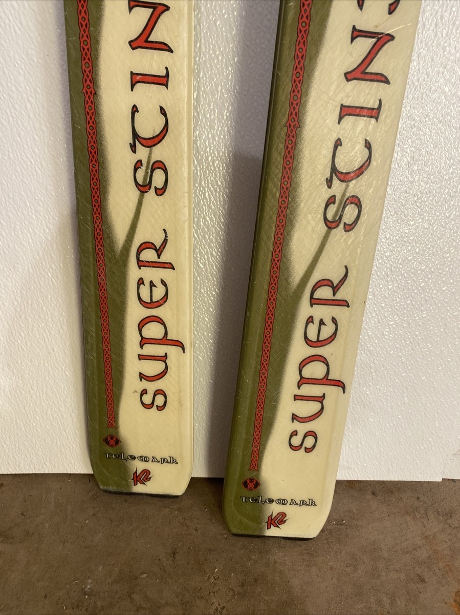 K2 Super Stinx 166cm Telemark Skis-no Bindings Included #SC5
