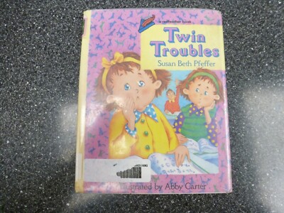 Twin Troubles by Susan Beth Pfeffer (1992, Hardcover), Ex Libr