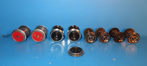 LGB  Ersatzteile  8 Metallachsen+Laufräder für Lok und Wagons #7194 | Zustand: Gebraucht
