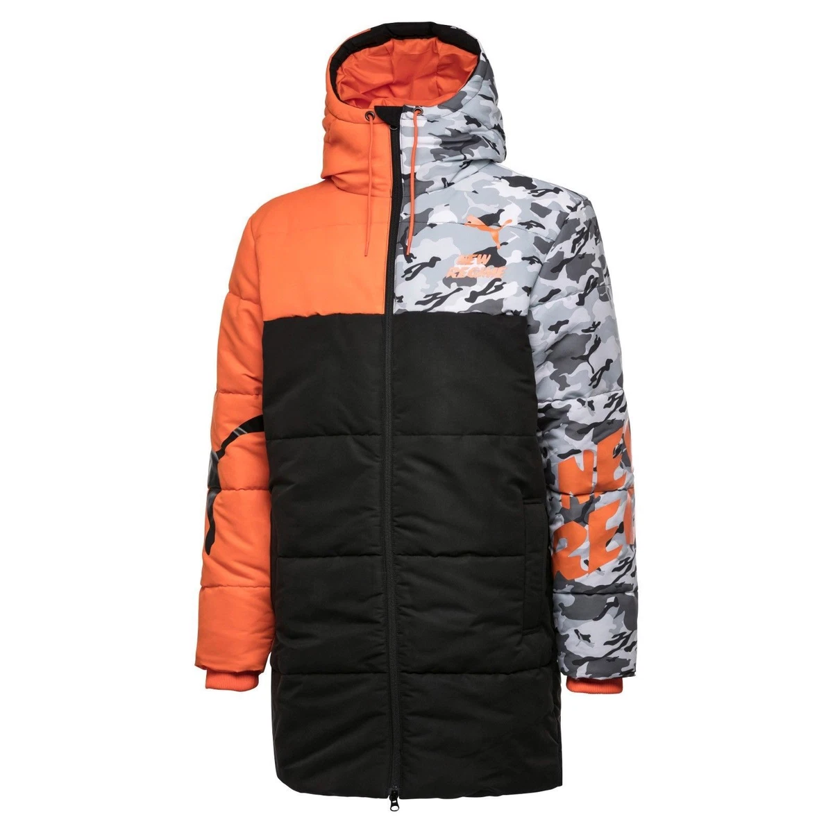 NEW REGIME Sz XL Men Puma X ANR OUTERWEAR CAMO BLACK JACKET