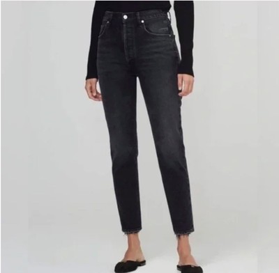 NWT! CITIZENS OF HUMANITY Jolene High Rise Straight In Stormy-Size 27 MSRP $228