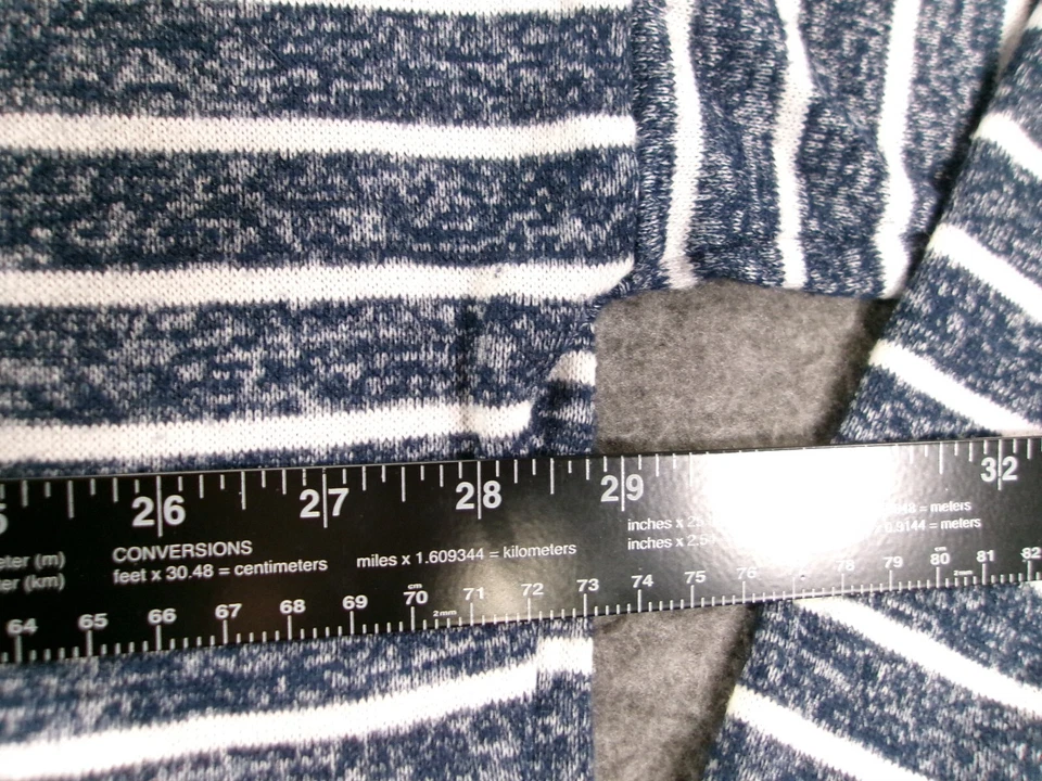 Secret Treasures Hoodie Women 3X Blue Cozy Lounge Oversized Beachy Causal - Image 3 of 4