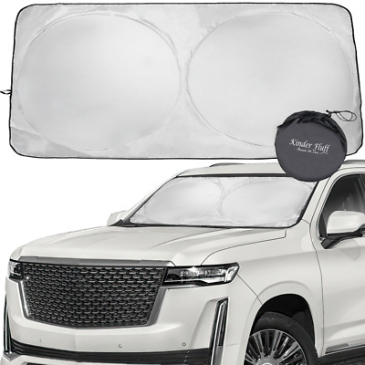 Kinder Fluff 1 Panel Windshield Sunshade-certified-Blocks 99.87% UVR (Standard)