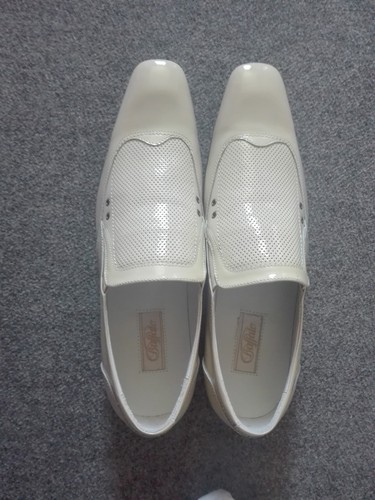 Herrenschuhe, Herren Mokassins, Gr. 41, Beige - Bild 4 von 5