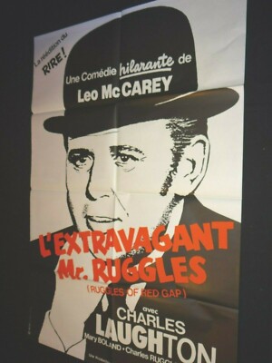 L'extravagant Mr RUGGLES Charles LAUGHTON affiche cinema ressortie | eBay