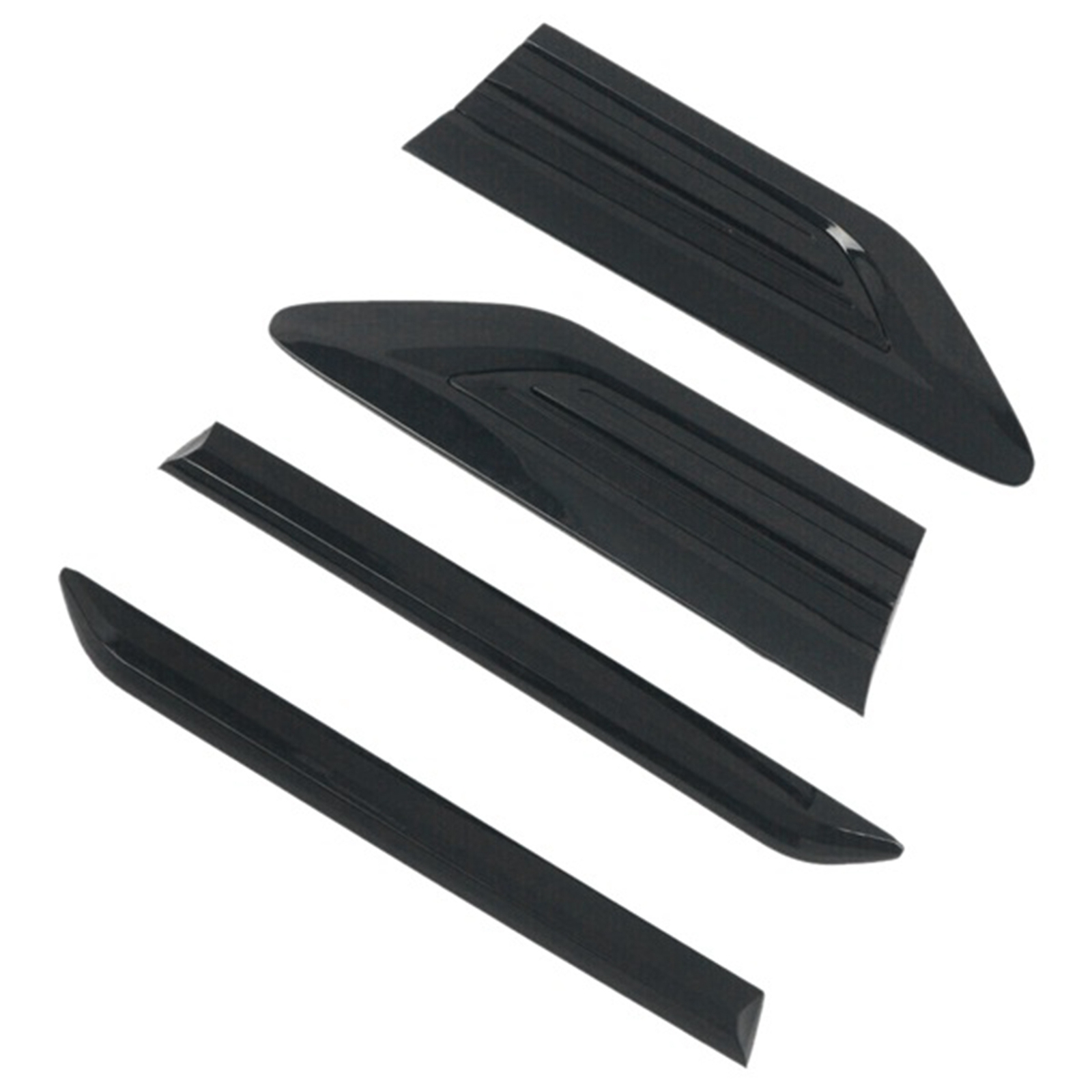 4PCS Side  Emblem Cover Trim Stickers Car Exterior Styling Side   for- 7859