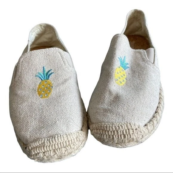 Zapatilla alpargata para fumar piña SOLUDOS tejida natural talla US 5 Foto 3 de 4