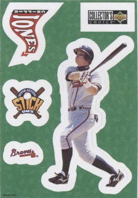 1997 Upper Deck Collector's Choice - Chipper Jones #10 - 1 of 1