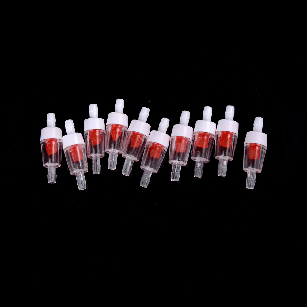 10pcs Durable Non-Return One Way Check Valve CO2 Aquarium Fish Tank Air Pump