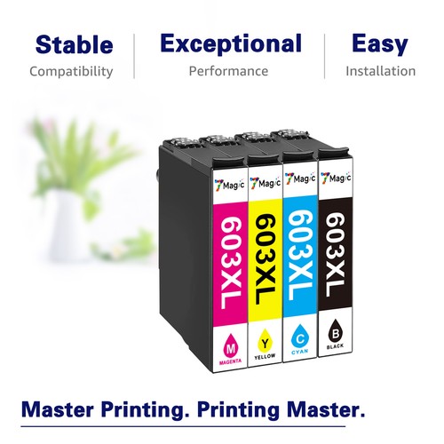 2-12x Patronen für Epson 603XL XP3100 2100 2105 3105 4100 4105 WF-2810 2835 2850 - Bild 2 von 18