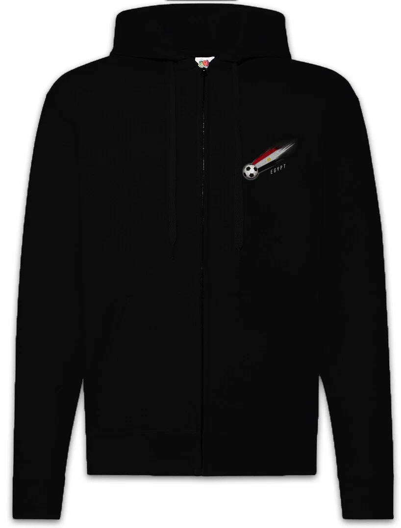 Egypt Football Comet I Zipper Hoodie egyptian Soccer Flag World Championship
