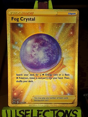 gold fog crystal pokemon card Fog Crystal - 140/198 - Prize Pack Series Cards