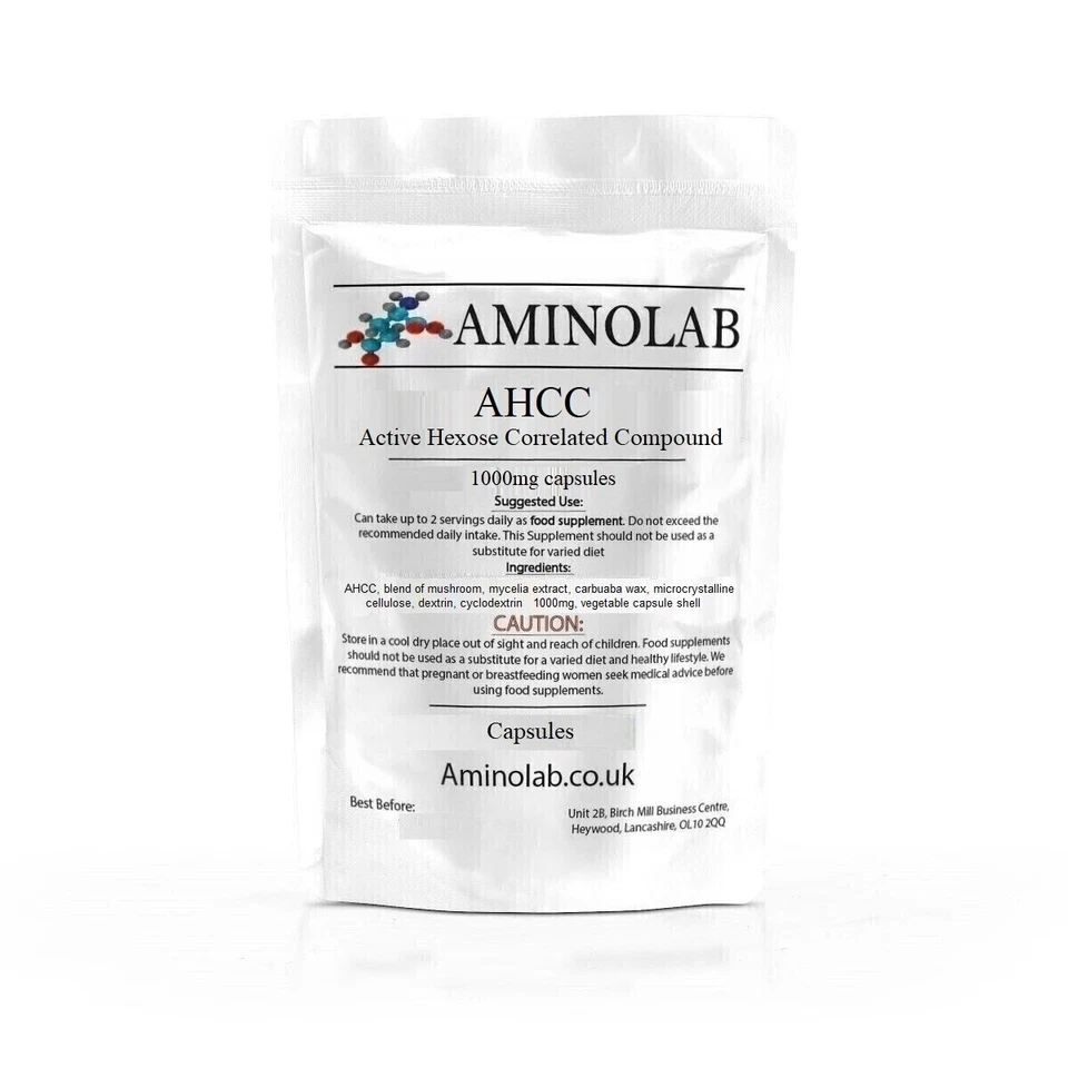 Aminolab AHCC 1000mg capsules