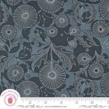 Moda DANDI DUO 48751 17 Graphite Black Floral ROBIN PICKENS Quilt Fabric