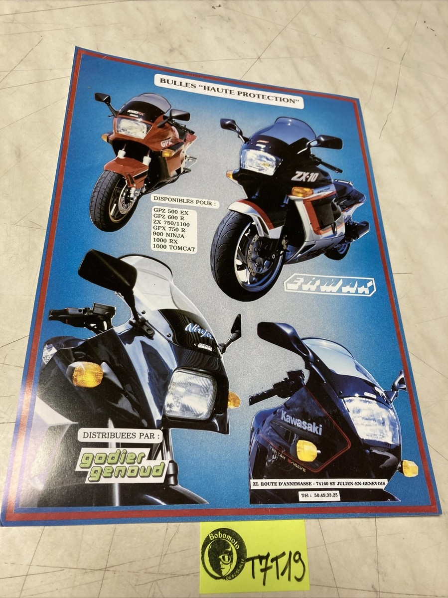 Ermax Kawasaki 1000 RX Tomcat 900 ninja etc brochure vente