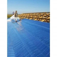 1000SQFT (4X250) TEXTURED BLUE ROOFING BARRIER  / CONCRETE BARRIER HEAVY DUTY