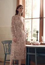 New Needle & Thread FLORET Ballerina  DRESS Size UK6 US2 XS/34