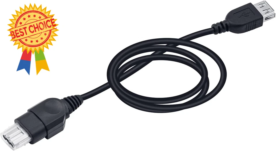 PC Female USB to Xbox Converter Adapter Cable for Original Xbox Gen 1 Console - image 2 of 4