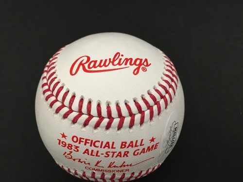 1983 MLB ALL-STAR GAME 50TH ANNIVERSARY BALL FRED LYNN SIGNED W/ INSCR JSA - Picture 3 of 7