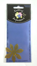 Lasting Impressions Embossing Template Brass Stencil - Flower S853